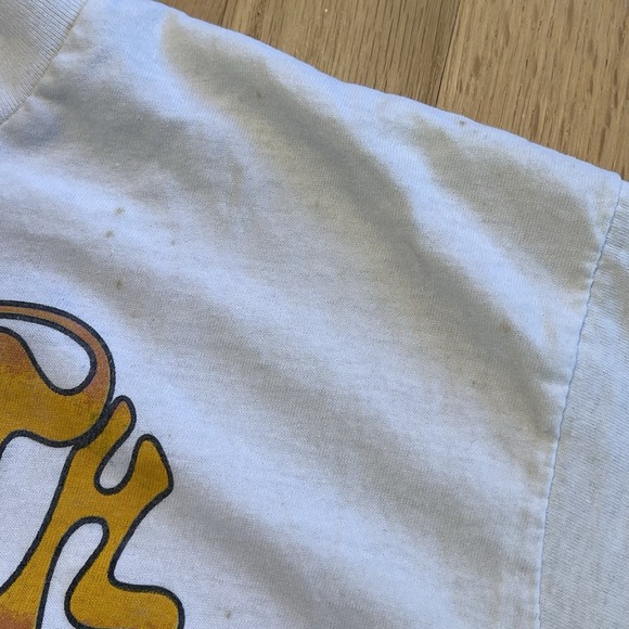 Vtg 80s AEROSMITH PERMANENT VACATION TOUR T-SHIRT Walk This Way MEN SZ One Size - Picture 6 of 13